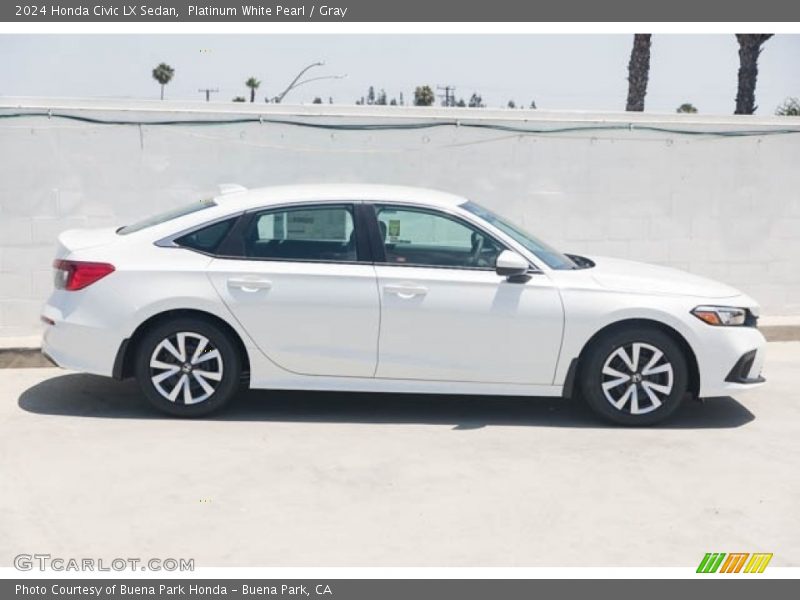  2024 Civic LX Sedan Platinum White Pearl