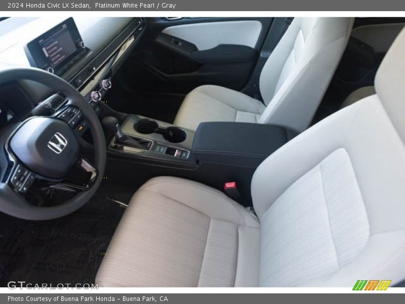 Front Seat of 2024 Civic LX Sedan