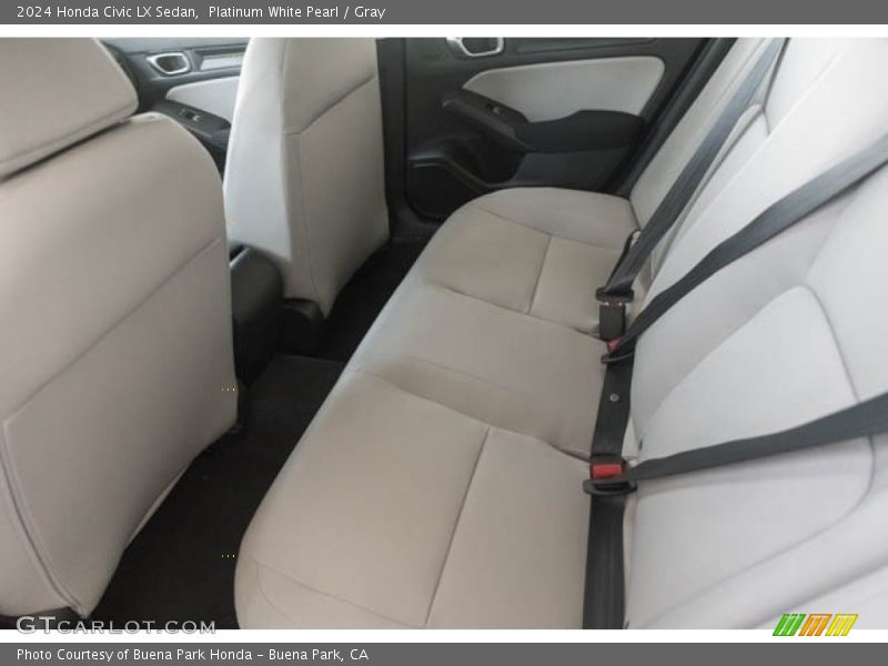 Rear Seat of 2024 Civic LX Sedan