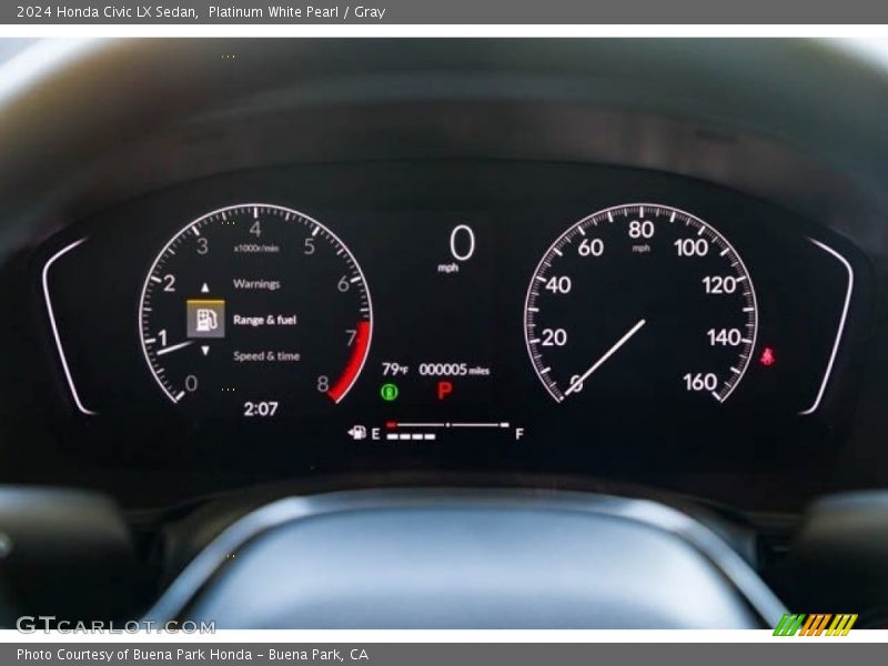 2024 Civic LX Sedan LX Sedan Gauges
