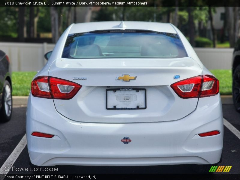 Summit White / Dark Atmosphere/Medium Atmosphere 2018 Chevrolet Cruze LT