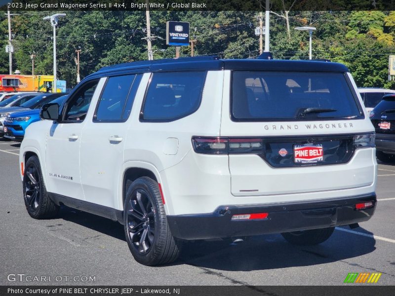 Bright White / Global Black 2023 Jeep Grand Wagoneer Series II 4x4