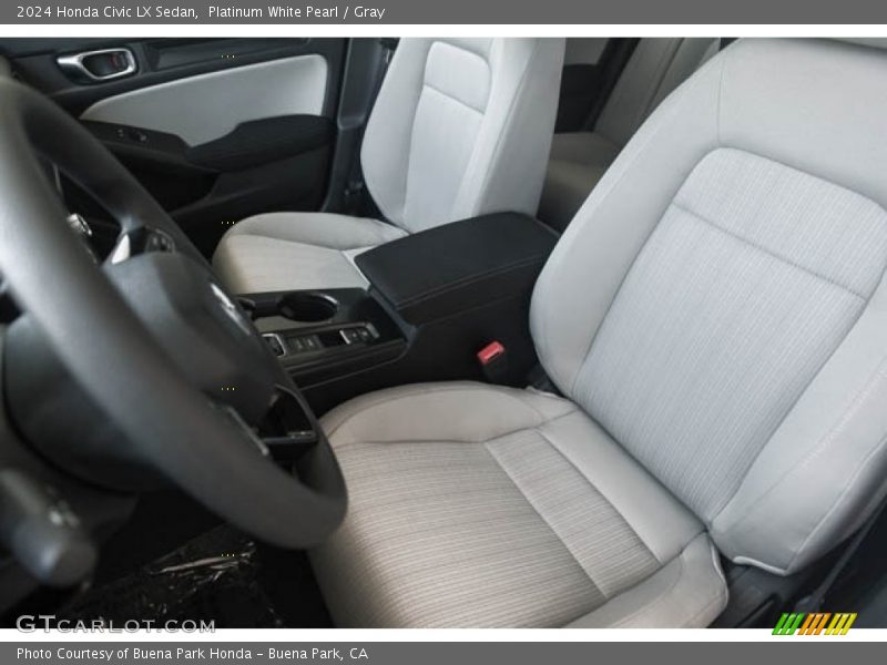  2024 Civic LX Sedan Gray Interior