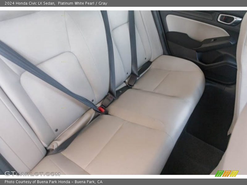 Rear Seat of 2024 Civic LX Sedan