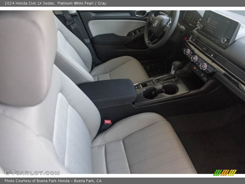 Front Seat of 2024 Civic LX Sedan