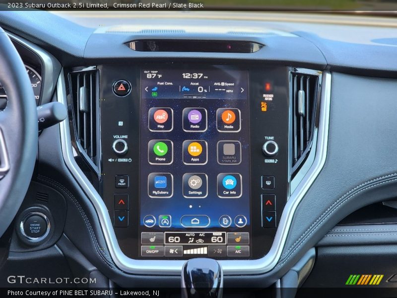 Crimson Red Pearl / Slate Black 2023 Subaru Outback 2.5i Limited