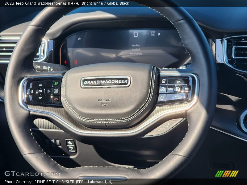 Bright White / Global Black 2023 Jeep Grand Wagoneer Series II 4x4