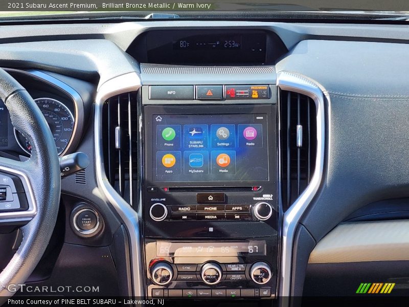 Controls of 2021 Ascent Premium