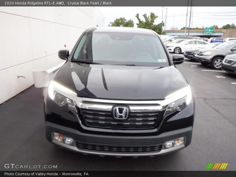Crystal Black Pearl / Black 2020 Honda Ridgeline RTL-E AWD
