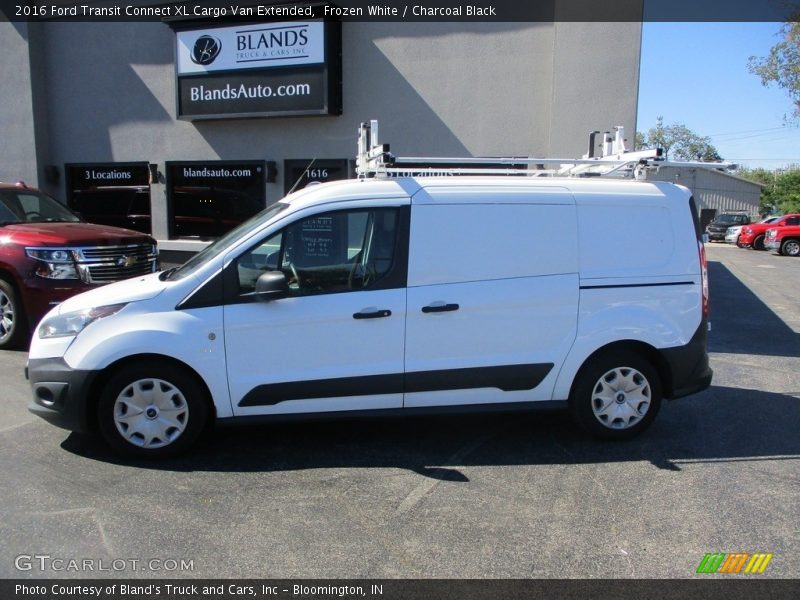 Frozen White / Charcoal Black 2016 Ford Transit Connect XL Cargo Van Extended