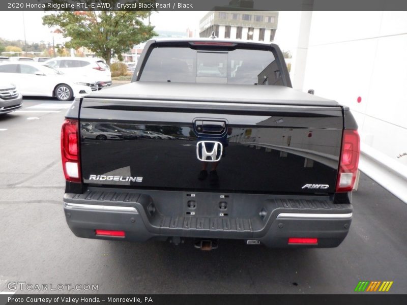 Crystal Black Pearl / Black 2020 Honda Ridgeline RTL-E AWD
