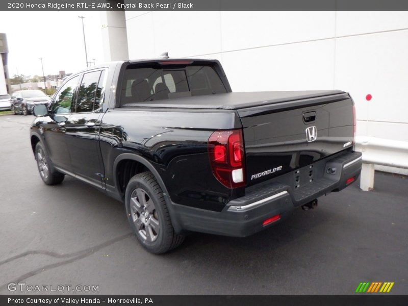 Crystal Black Pearl / Black 2020 Honda Ridgeline RTL-E AWD