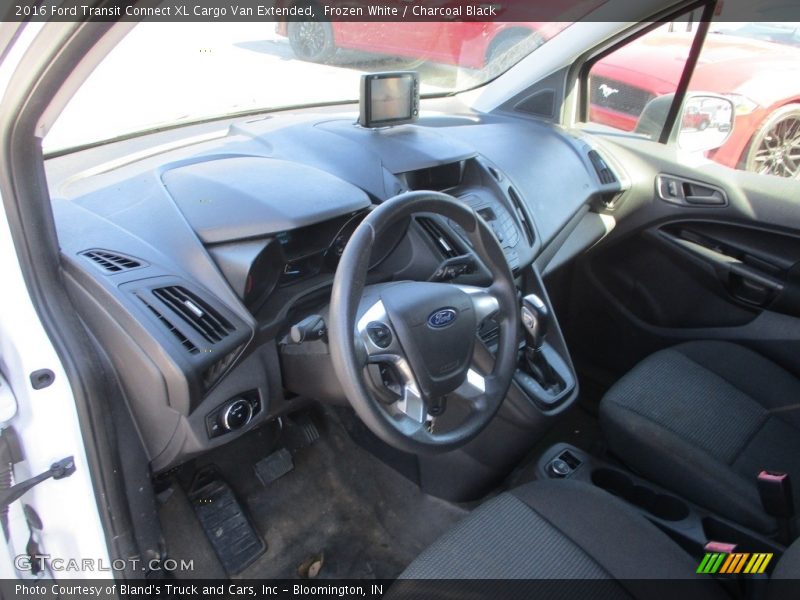 Frozen White / Charcoal Black 2016 Ford Transit Connect XL Cargo Van Extended