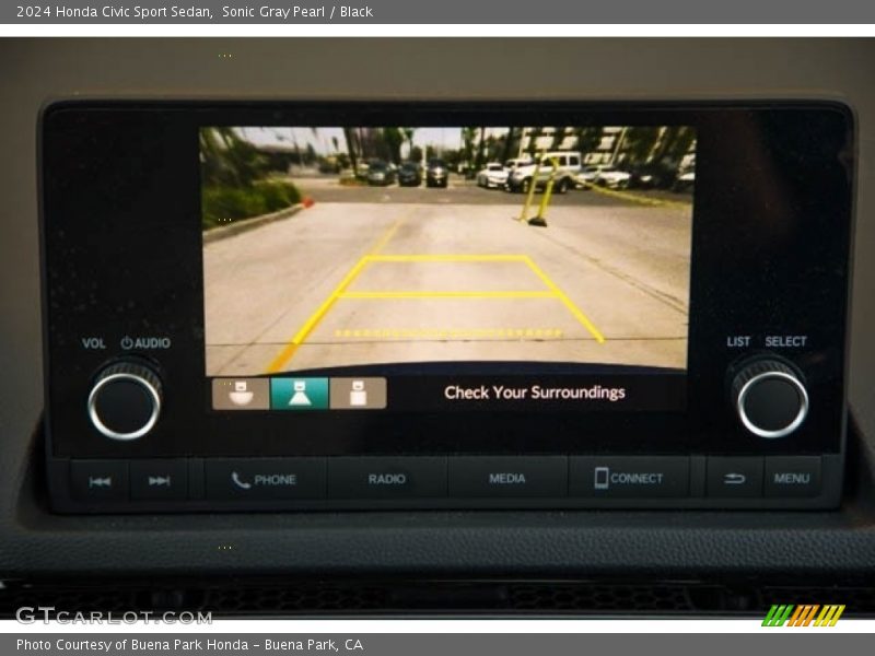 Sonic Gray Pearl / Black 2024 Honda Civic Sport Sedan