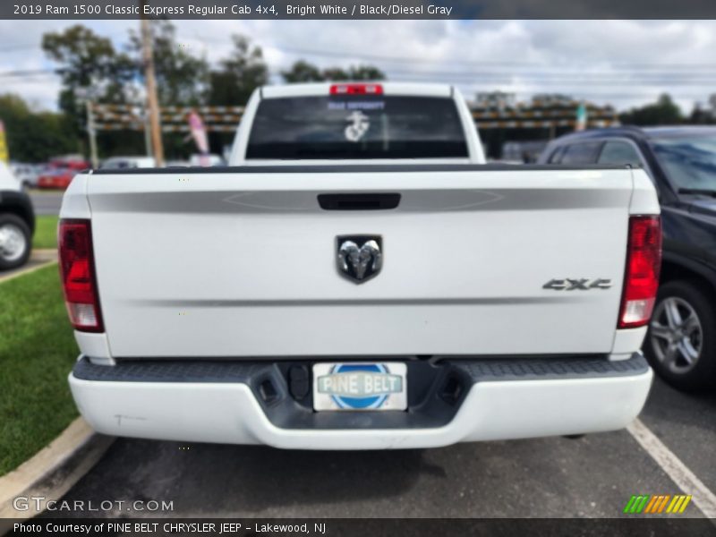 Bright White / Black/Diesel Gray 2019 Ram 1500 Classic Express Regular Cab 4x4