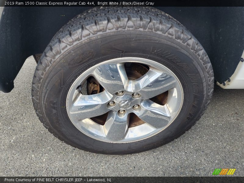 Bright White / Black/Diesel Gray 2019 Ram 1500 Classic Express Regular Cab 4x4