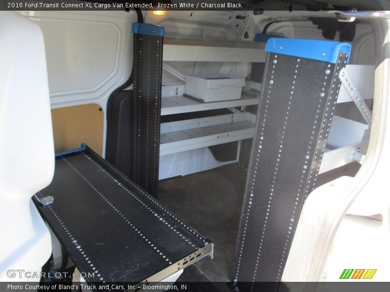 Frozen White / Charcoal Black 2016 Ford Transit Connect XL Cargo Van Extended