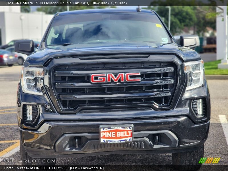 Onyx Black / Jet Black 2021 GMC Sierra 1500 Elevation Double Cab 4WD