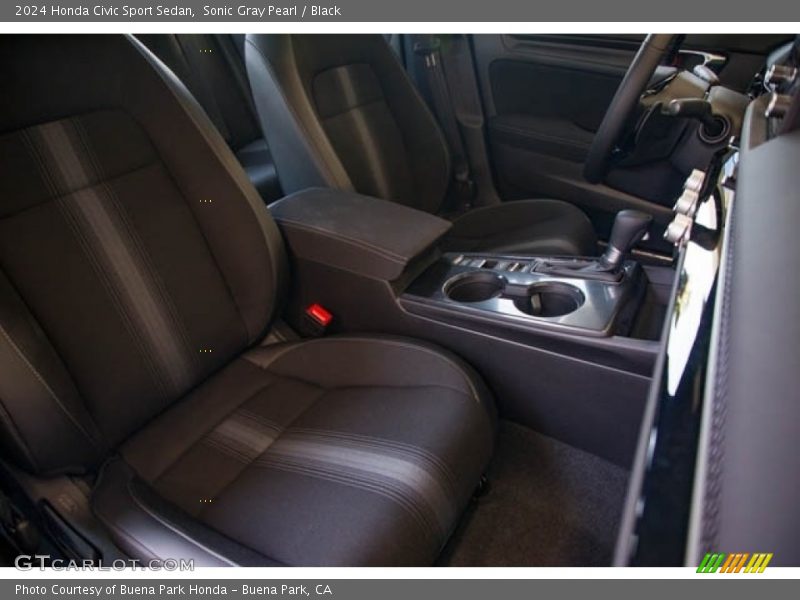 Sonic Gray Pearl / Black 2024 Honda Civic Sport Sedan