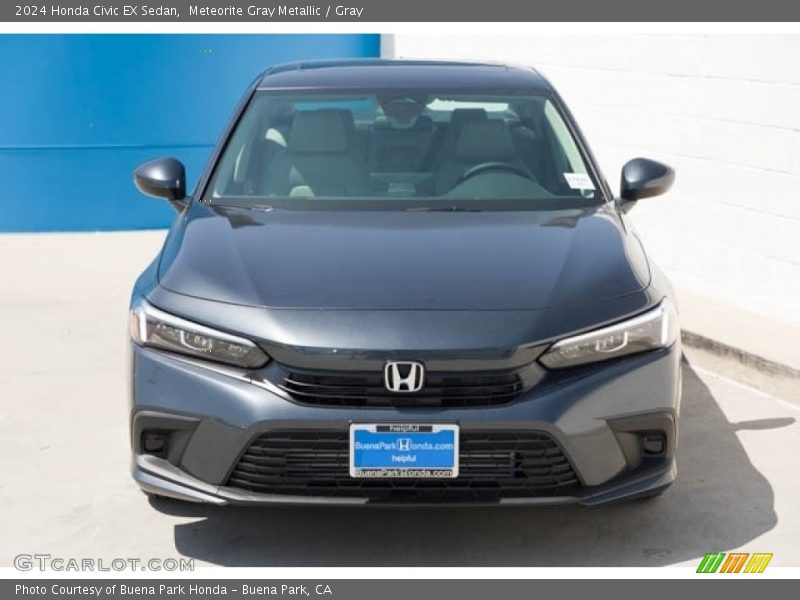 Meteorite Gray Metallic / Gray 2024 Honda Civic EX Sedan