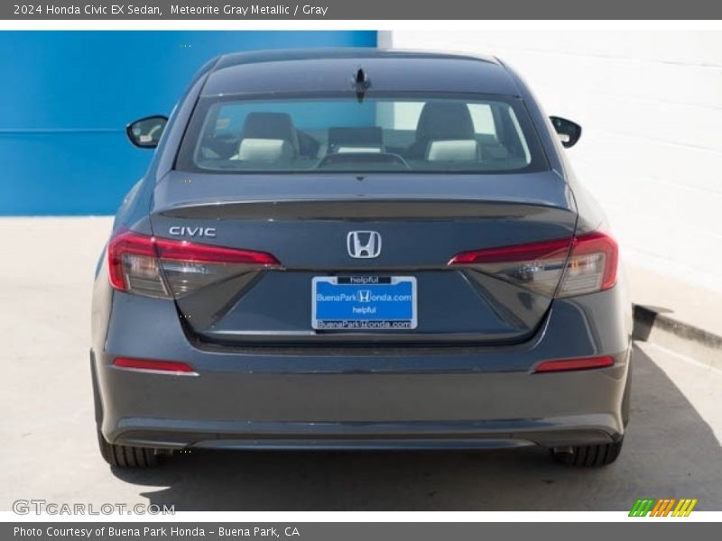 Meteorite Gray Metallic / Gray 2024 Honda Civic EX Sedan
