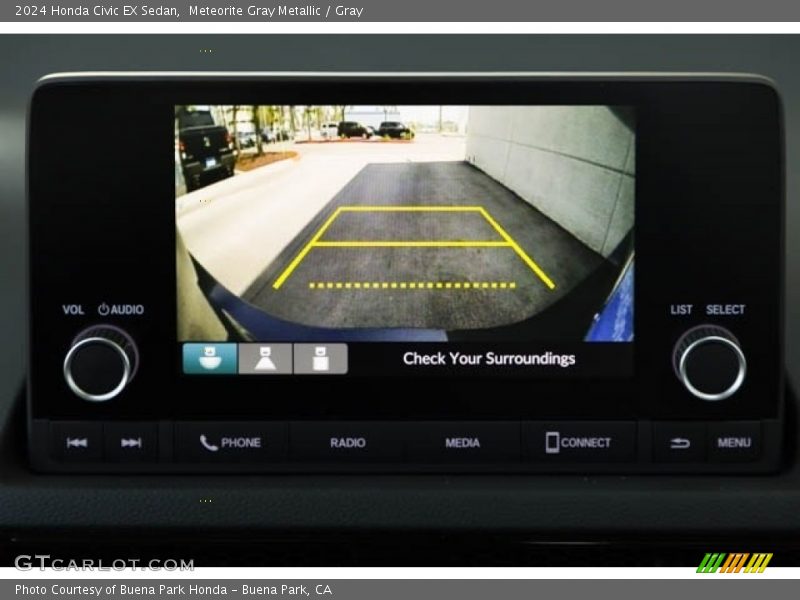 Meteorite Gray Metallic / Gray 2024 Honda Civic EX Sedan