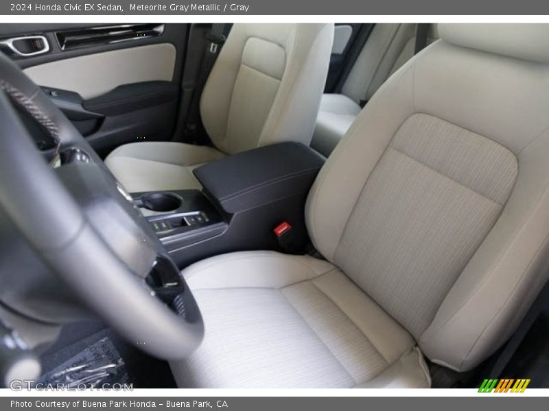  2024 Civic EX Sedan Gray Interior