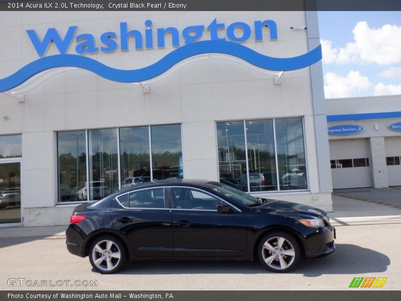 Crystal Black Pearl / Ebony 2014 Acura ILX 2.0L Technology