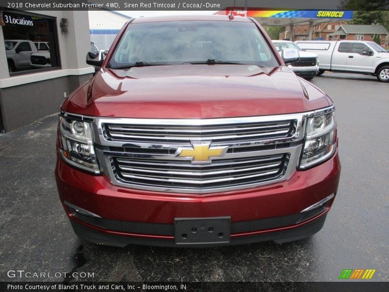 Siren Red Tintcoat / Cocoa/­Dune 2018 Chevrolet Suburban Premier 4WD