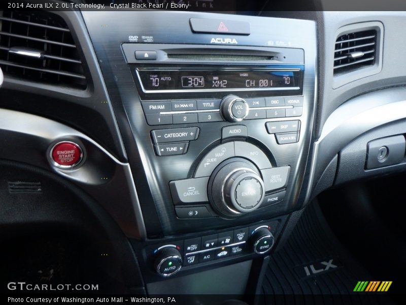 Crystal Black Pearl / Ebony 2014 Acura ILX 2.0L Technology