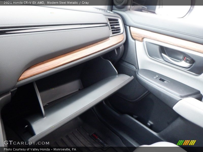 Modern Steel Metallic / Gray 2021 Honda CR-V EX AWD