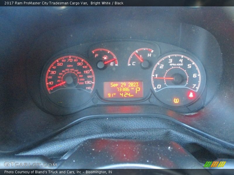 Bright White / Black 2017 Ram ProMaster City Tradesman Cargo Van