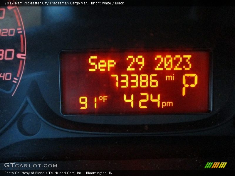 Bright White / Black 2017 Ram ProMaster City Tradesman Cargo Van