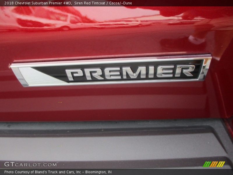 Siren Red Tintcoat / Cocoa/­Dune 2018 Chevrolet Suburban Premier 4WD