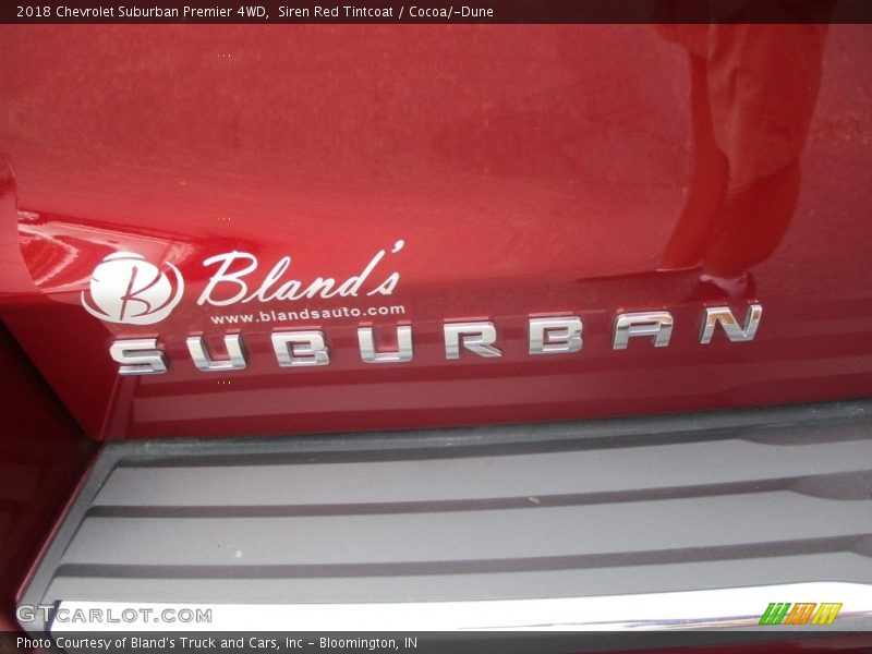 Siren Red Tintcoat / Cocoa/­Dune 2018 Chevrolet Suburban Premier 4WD