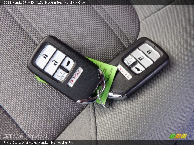 Keys of 2021 CR-V EX AWD