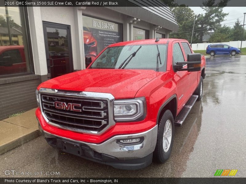 Cardinal Red / Jet Black 2016 GMC Sierra 1500 SLE Crew Cab