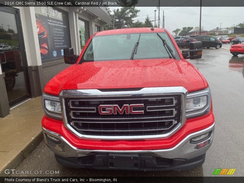 Cardinal Red / Jet Black 2016 GMC Sierra 1500 SLE Crew Cab