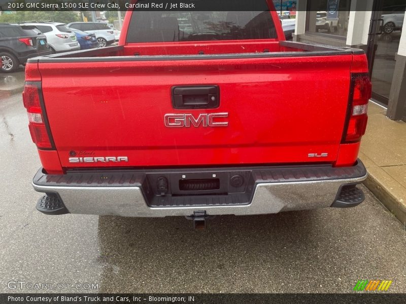 Cardinal Red / Jet Black 2016 GMC Sierra 1500 SLE Crew Cab