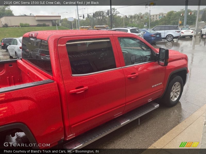 Cardinal Red / Jet Black 2016 GMC Sierra 1500 SLE Crew Cab
