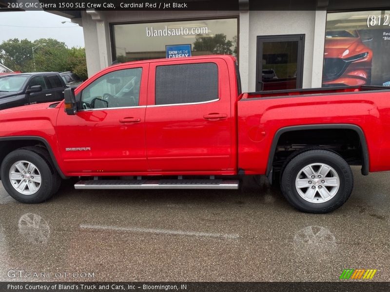 Cardinal Red / Jet Black 2016 GMC Sierra 1500 SLE Crew Cab