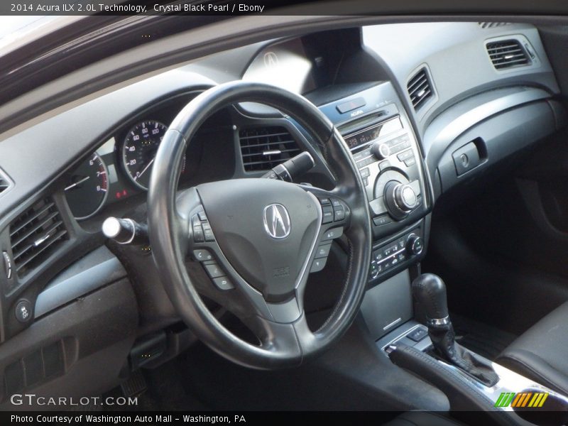 Crystal Black Pearl / Ebony 2014 Acura ILX 2.0L Technology