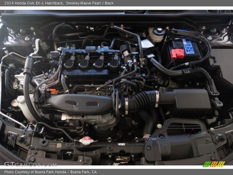 Smokey Mauve Pearl / Black 2024 Honda Civic EX-L Hatchback