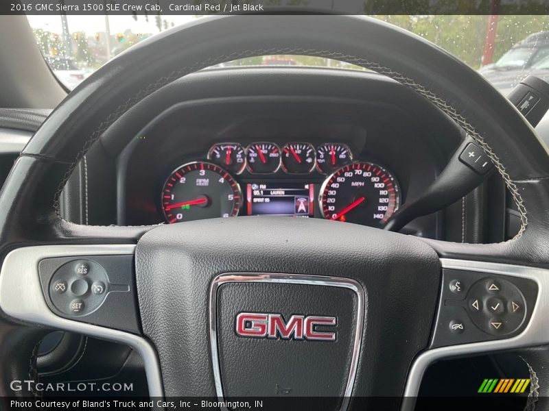 Cardinal Red / Jet Black 2016 GMC Sierra 1500 SLE Crew Cab