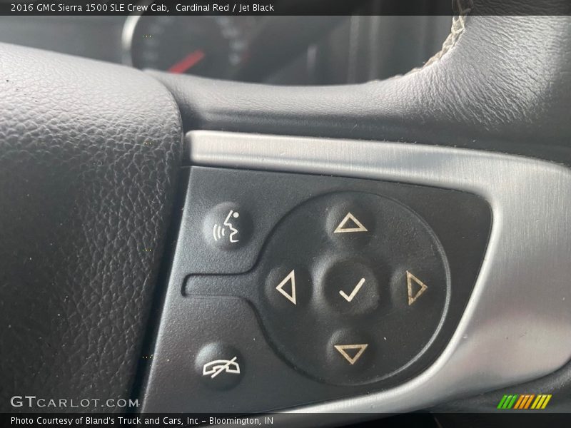 Cardinal Red / Jet Black 2016 GMC Sierra 1500 SLE Crew Cab