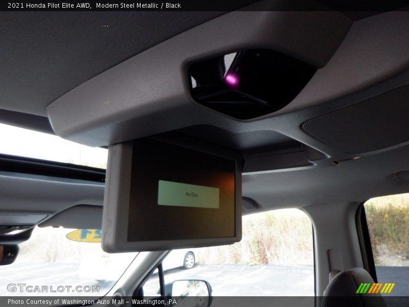 Modern Steel Metallic / Black 2021 Honda Pilot Elite AWD