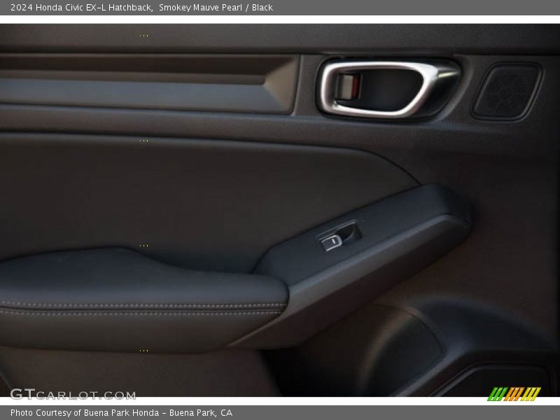 Smokey Mauve Pearl / Black 2024 Honda Civic EX-L Hatchback