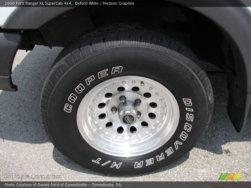 Oxford White / Medium Graphite 2000 Ford Ranger XL SuperCab 4x4