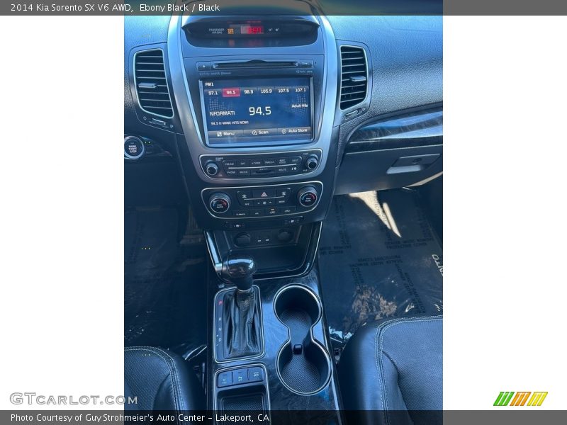 Ebony Black / Black 2014 Kia Sorento SX V6 AWD