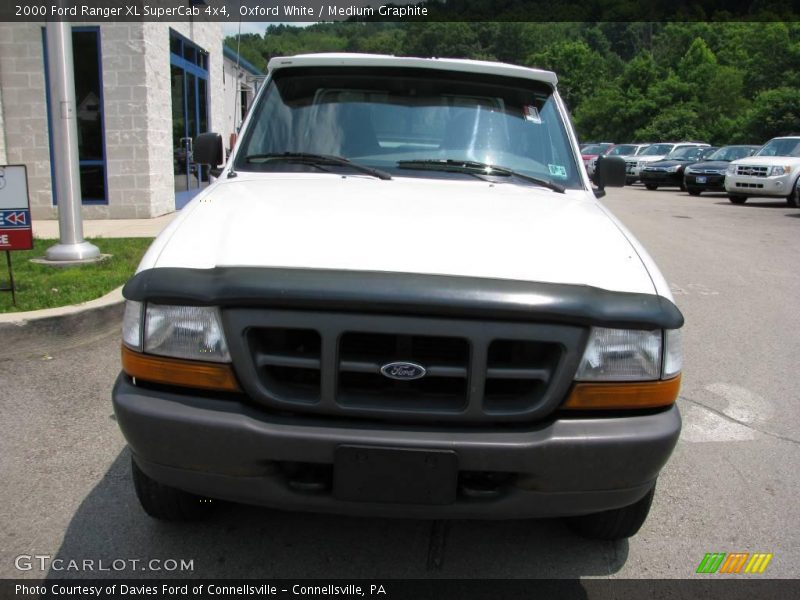 Oxford White / Medium Graphite 2000 Ford Ranger XL SuperCab 4x4